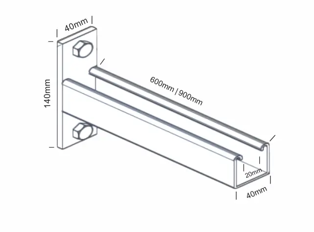 Strut Bracket Sizes